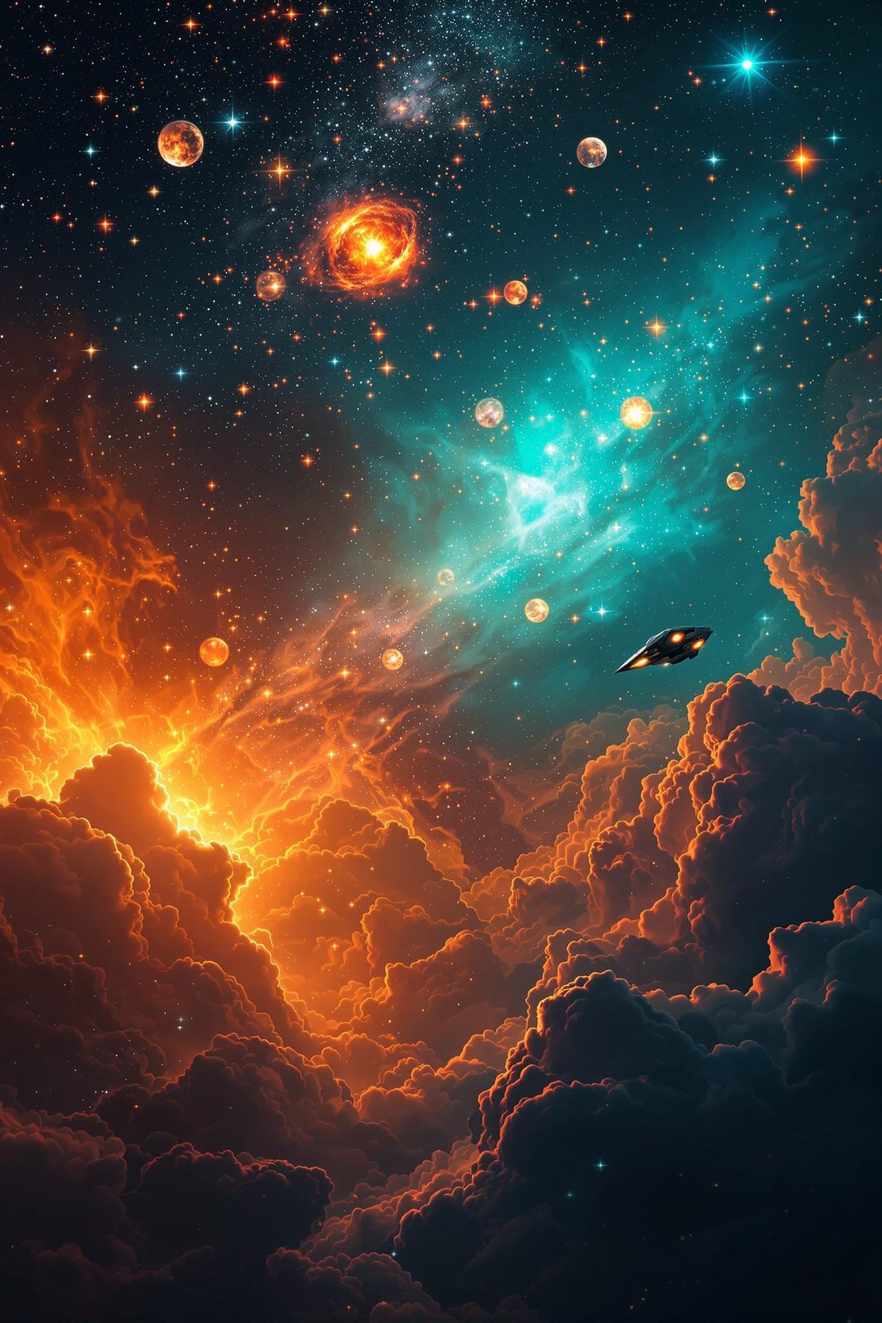 黑人电影独家呈现电影《星际回响》高清海报，科幻冒险巨制