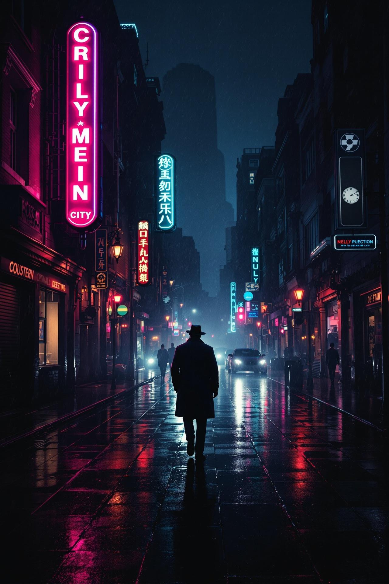 黑人电影热播推荐电影《都市夜行》高清海报，悬疑犯罪力作
