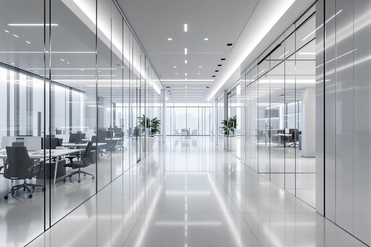 黑人电影CEO专访现代化办公室场景